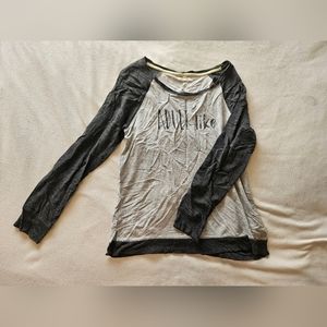 Maurice's, Grey long-sleeved tee, size med